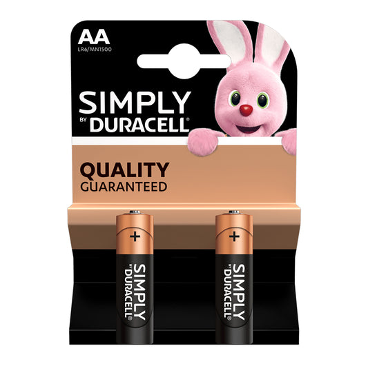 DCL-AA-2 - щелочная батарейка Duracell AA, аналоги: LR6, MN1500 (2 шт. в блистере)