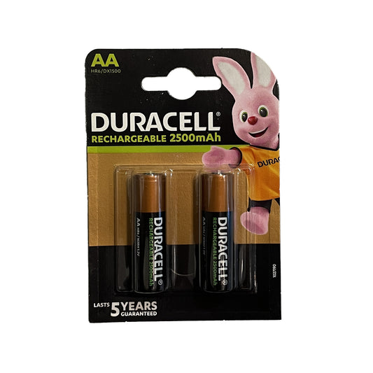 DCL-AA-REC-2500-2 - аккумуляторы Duracell типа AA, 2500 мАч (2 шт. в блистере)