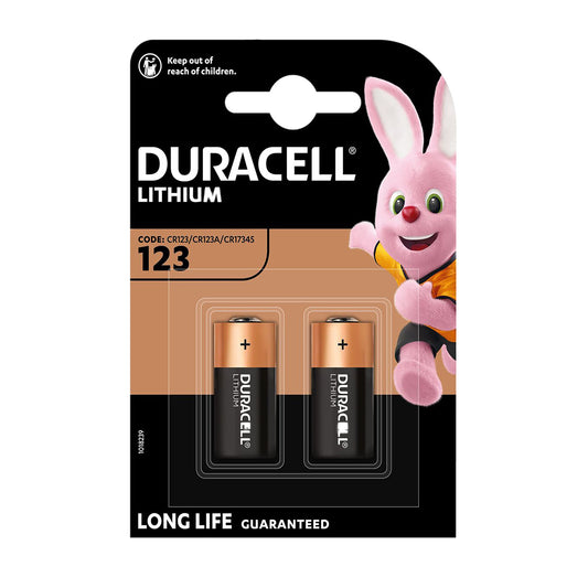 DCL-CR123-2 - литиевая батарейка Duracell 3 В (2 шт. в блистере)