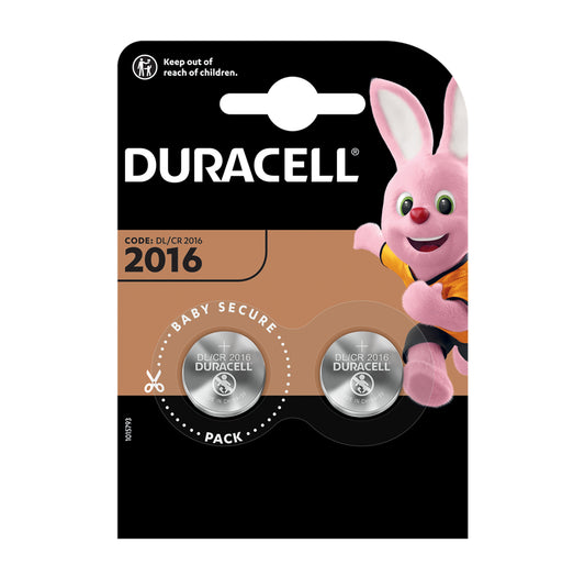 DCL-CR2016-2 - литиевая батарейка Duracell CR2016, 3 В (2 шт. в блистере)