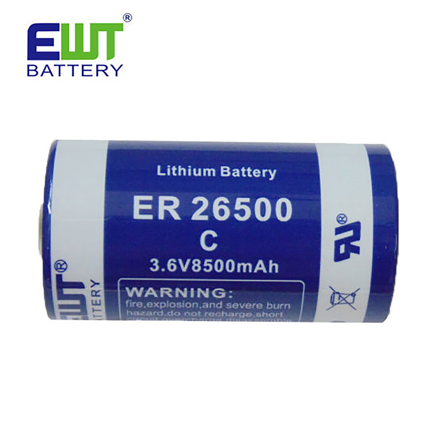EWT-ER26500-C-1 - литиевая батарейка EWT ER26500, 3.6 В, 8 500 мА*ч