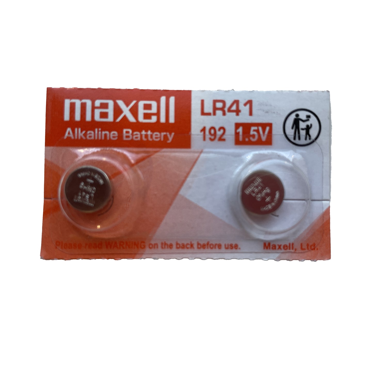MAX-LR41-2 - батарейка Maxell LR41, 1,5 В (2 шт. в блистере)
