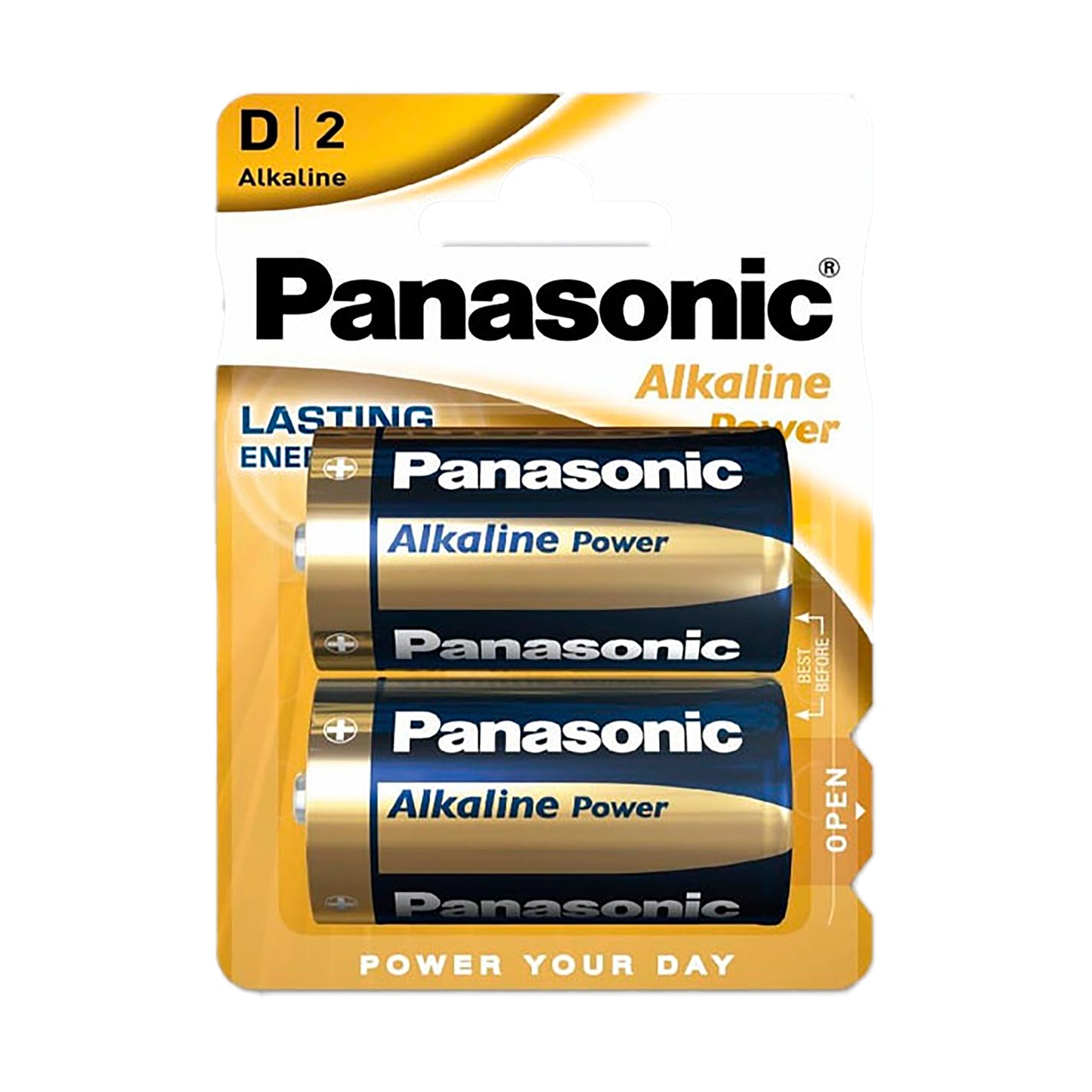 PAN-D-ALK-2 - щелочные батарейки Panasonic D (2 шт. в блистере)