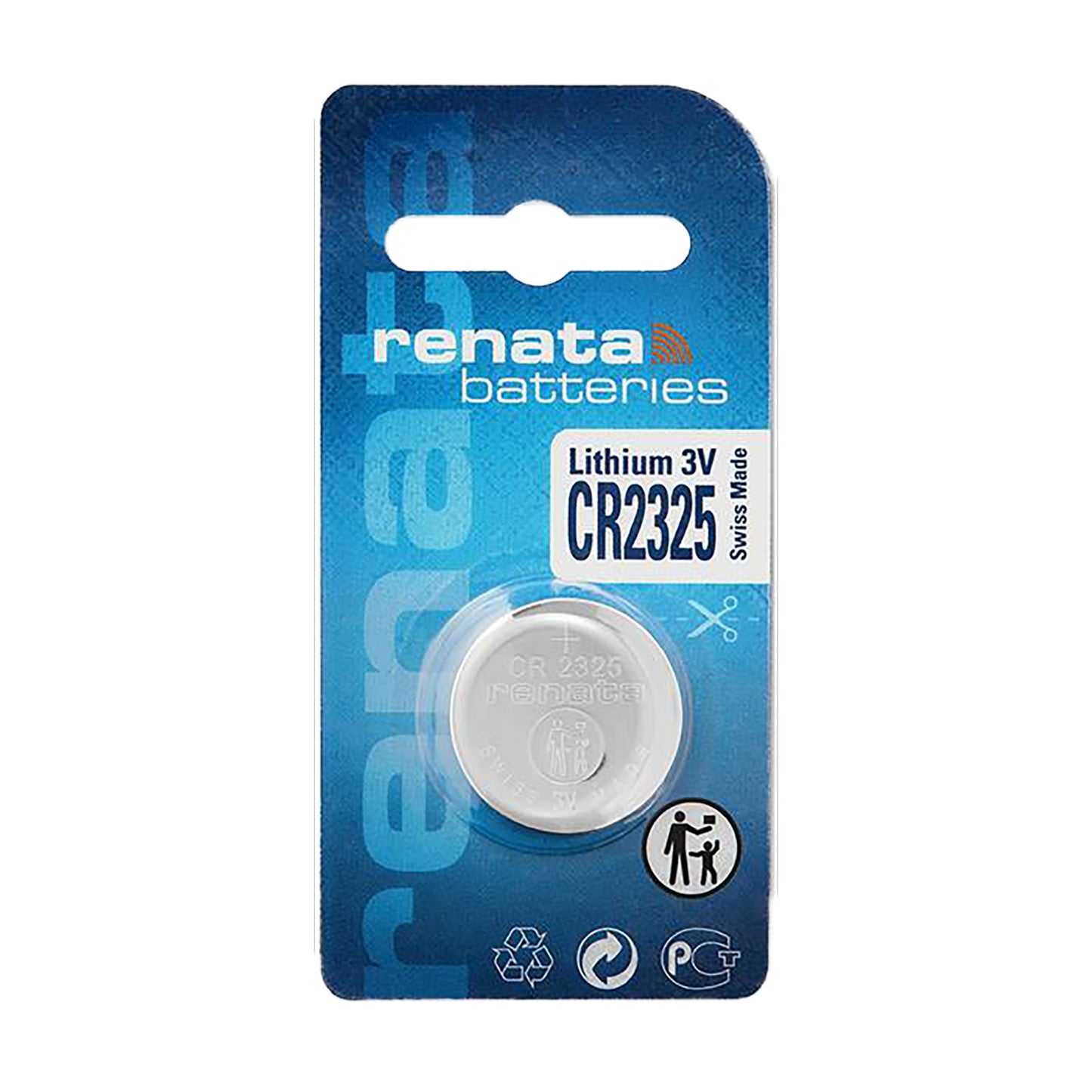 REN-CR2325-1 - литиевая батарейка Renata CR2325, 3 В (1 шт. в блистере)