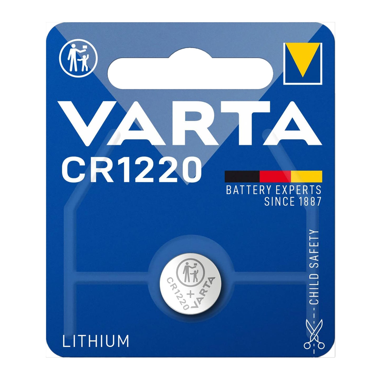 VAR-CR1220-1 - батарейка Varta CR1220, 3 В (1 шт. в блистере)