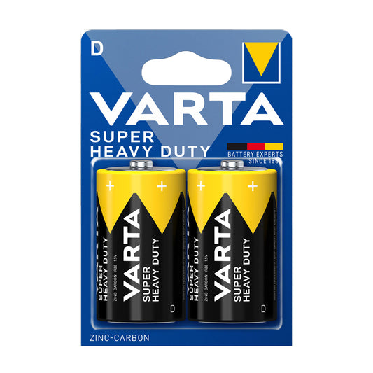 VAR-D-ZINC-2 - батарейки Varta D (2 шт. в блистере)